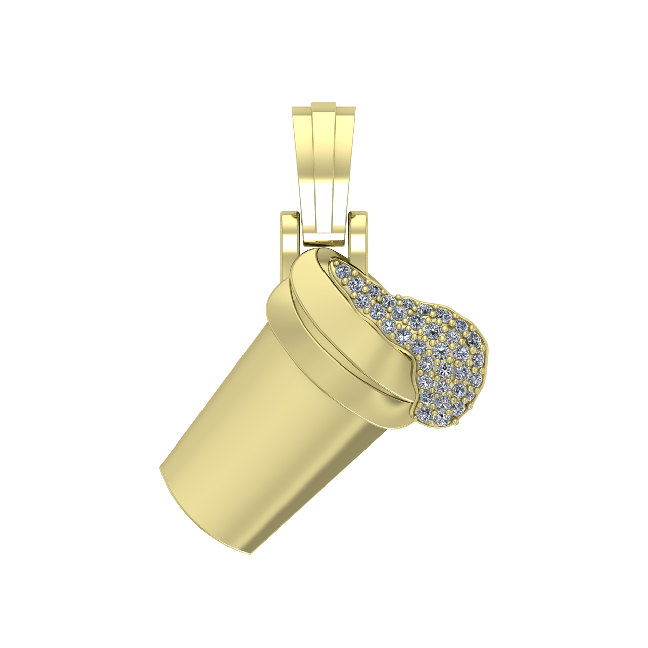 HIP-HOP DRUGS  DIAMONDS  PENDANT